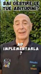 SAI GESTIRE LE TUE ABITUDINI?